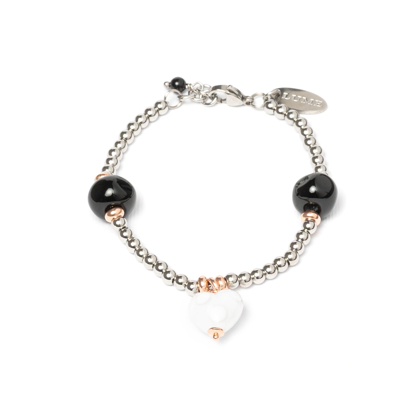 Acciaio e Cuore Bianco