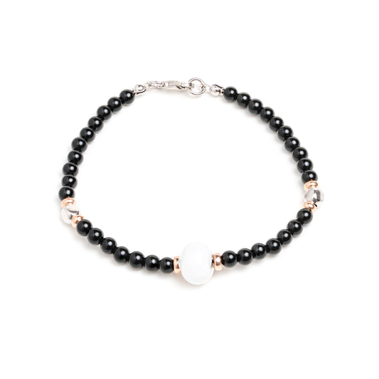 Onice e Argento Bianco