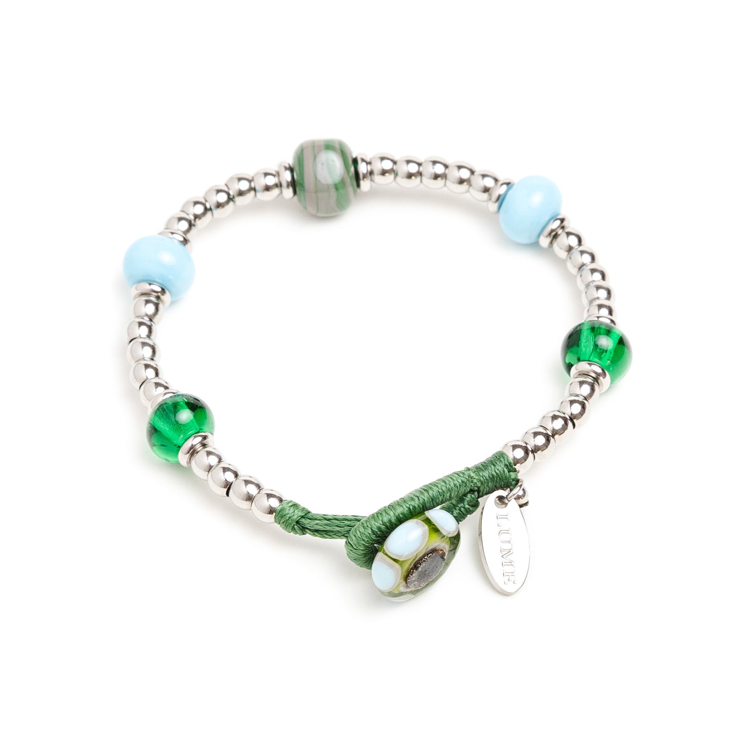 Cinque Perle Azzurro e Verde