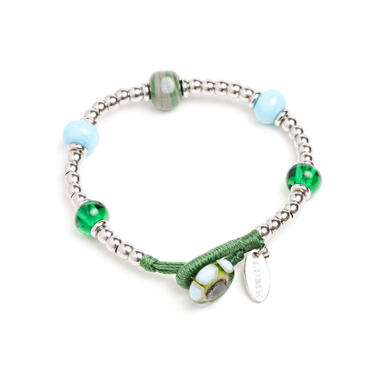 Cinque Perle Azzurro e Verde